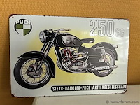 Metalen sierbord - afbeelding 1 van  1