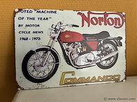 Metalen sierbord - afbeelding 1 van  1