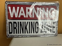 Metalen sierbord - afbeelding 1 van  1