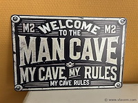 Metalen sierbord - afbeelding 1 van  1