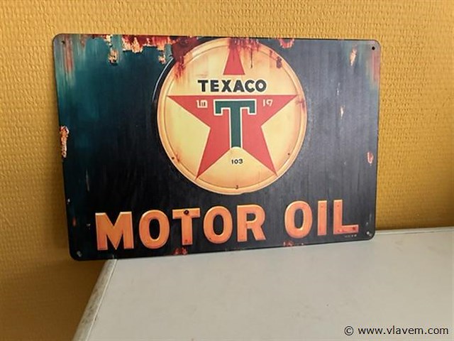 Metalen sierbord - afbeelding 1 van  1