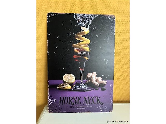 Metalen sierbord - afbeelding 1 van  1