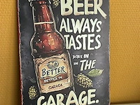 Metalen sierbord - afbeelding 1 van  1