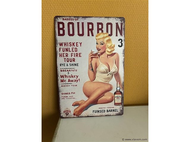 Metalen sierbord - afbeelding 1 van  1