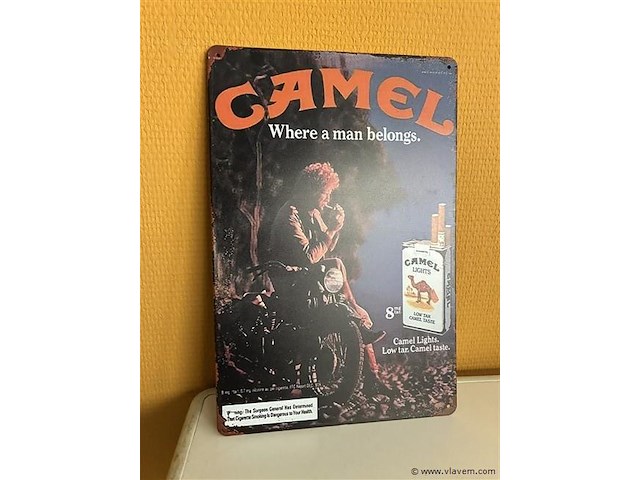 Metalen sierbord - afbeelding 1 van  1