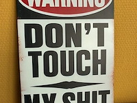 Metalen sierbord - afbeelding 1 van  1