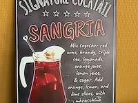 Metalen sierbord - afbeelding 1 van  1