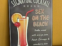 Metalen sierbord - afbeelding 1 van  1