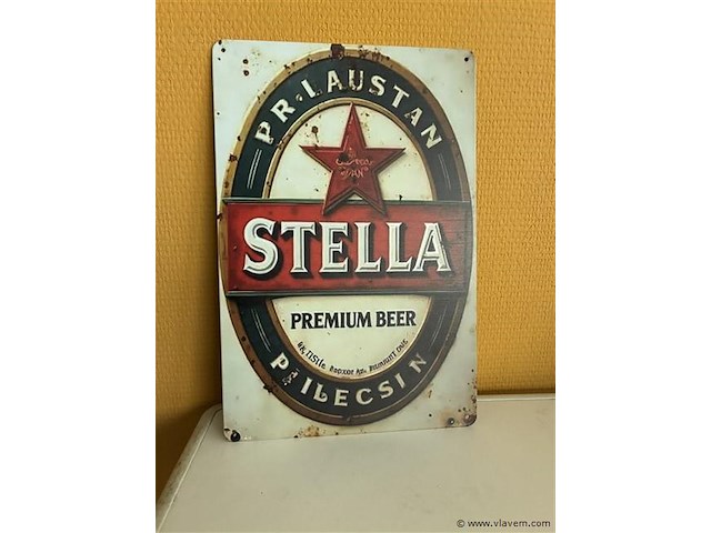 Metalen sierbord - afbeelding 1 van  1