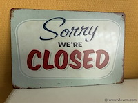 Metalen sierbord - afbeelding 1 van  1