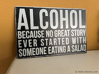 Metalen sierbord - afbeelding 1 van  1