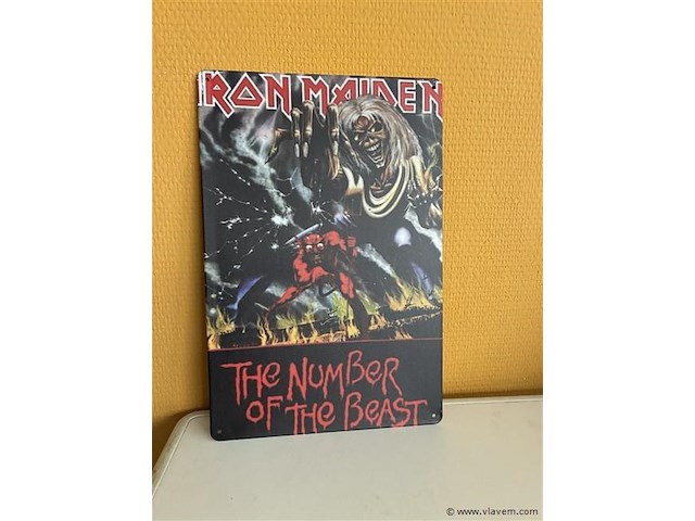 Metalen sierbord - afbeelding 1 van  1