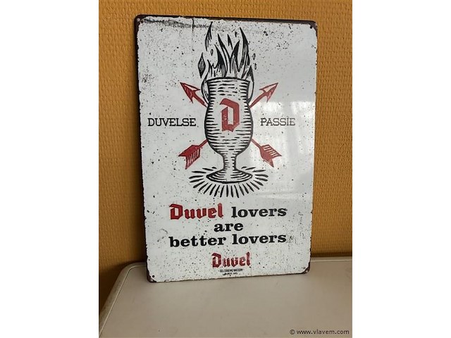 Metalen sierbord - afbeelding 1 van  1