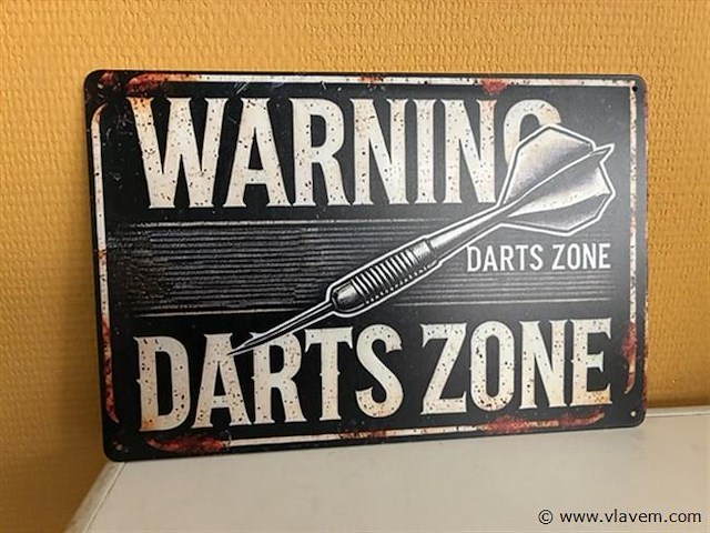 Metalen sierbord - afbeelding 1 van  1