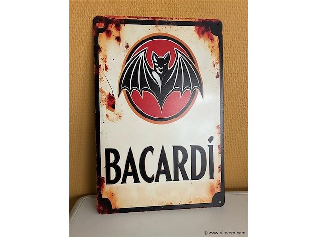 Metalen sierbord - afbeelding 1 van  1