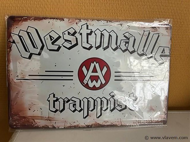 Metalen sierbord - afbeelding 1 van  1