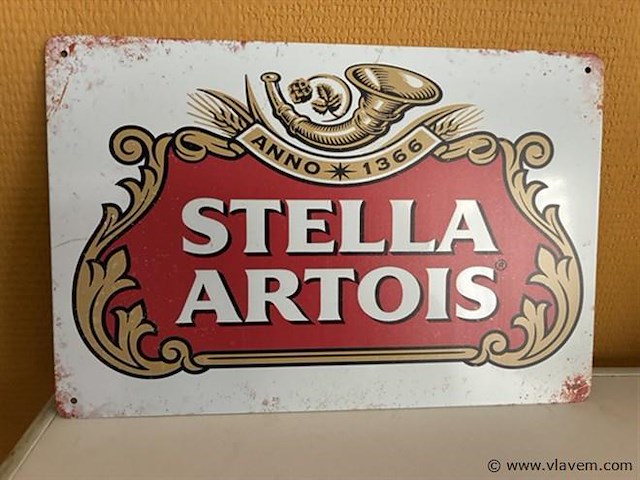 Metalen sierbord - afbeelding 1 van  1