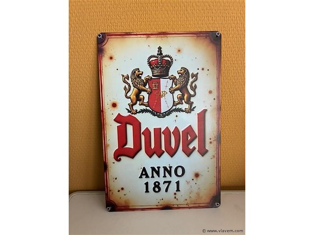 Metalen sierbord - afbeelding 1 van  1