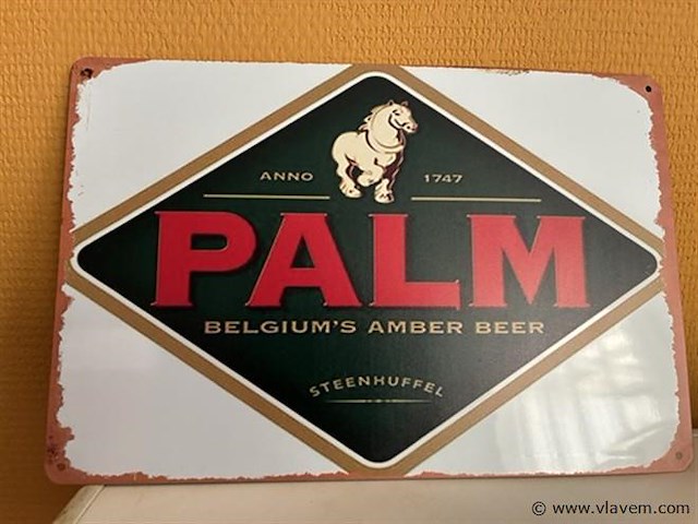 Metalen sierbord - afbeelding 1 van  1