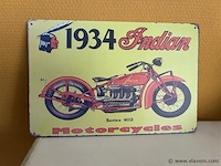 Metalen sierbord - afbeelding 1 van  1