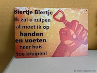 Metalen sierbord - afbeelding 1 van  1
