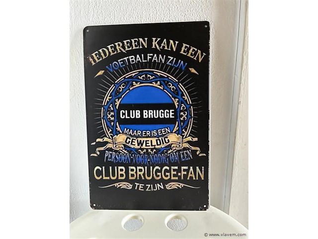 Metalen sierbord - afbeelding 1 van  1