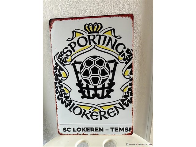 Metalen sierbord - afbeelding 1 van  1