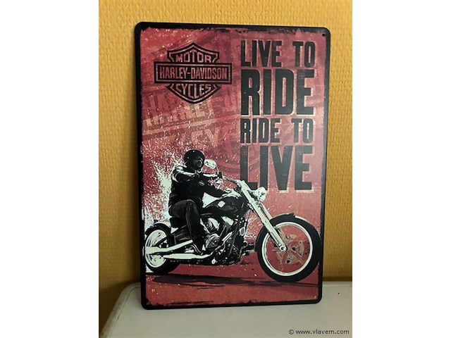 Metalen sierbord - afbeelding 1 van  1