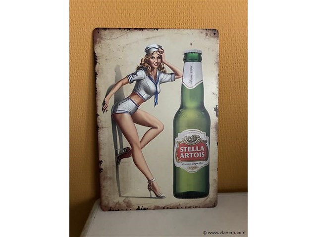 Metalen sierbord - afbeelding 1 van  1
