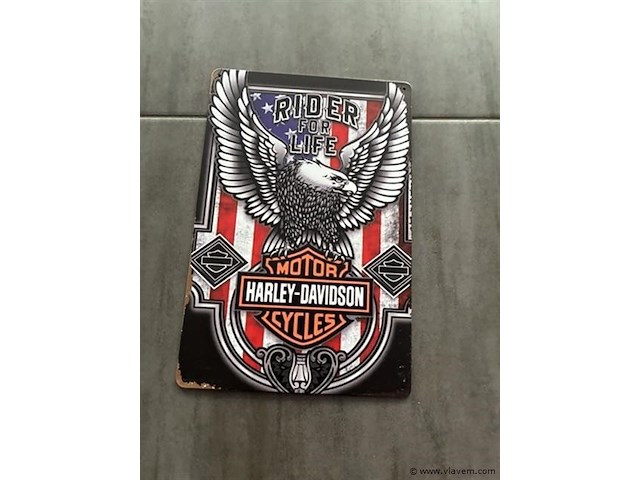 Metalen sierbord - afbeelding 1 van  1