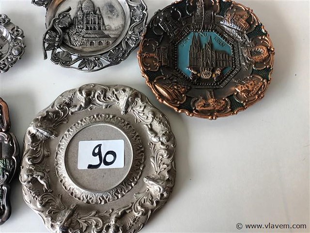 Metalen sierborden. 5 stuks - afbeelding 5 van  5