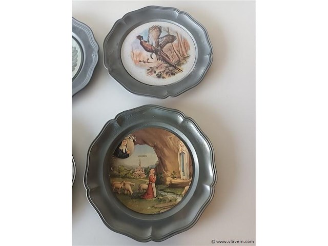 Metalen sierborden. 6 stuks - afbeelding 5 van  5