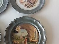 Metalen sierborden. 6 stuks - afbeelding 5 van  5