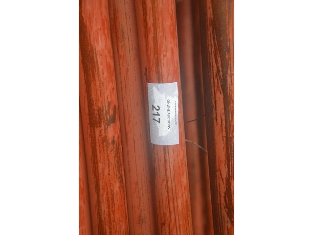 Metalen stelling bestaande uit pvc bak met hulpstukken en onderdelen, 3 loopplatforms, 18 stelling elementen (1) - afbeelding 5 van  10