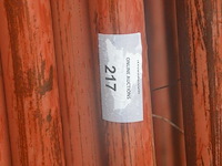 Metalen stelling bestaande uit pvc bak met hulpstukken en onderdelen, 3 loopplatforms, 18 stelling elementen (1) - afbeelding 5 van  10