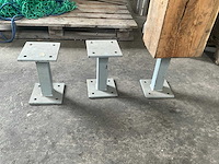 Metalen steunen (3x) - afbeelding 1 van  3
