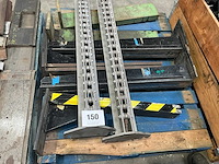 Metalen steunenset voor plooibank (3x) - afbeelding 2 van  5