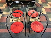 Metalen stoel (4x) - afbeelding 3 van  4