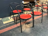 Metalen stoel (4x) - afbeelding 2 van  4
