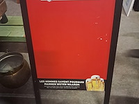Metalen stoepbord jupiler - afbeelding 1 van  3