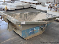 Metalen stortbak, schwinginger, 750l inhoud, 1500kg laadvermogen, bouwjaar 2018, serienummer 18091649