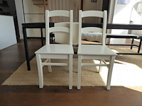 Metalen tafel met houten blad - afbeelding 4 van  4