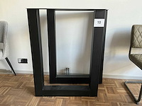 Metalen tafelpoot (2x)