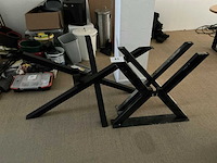 Metalen tafelpoot (3x)