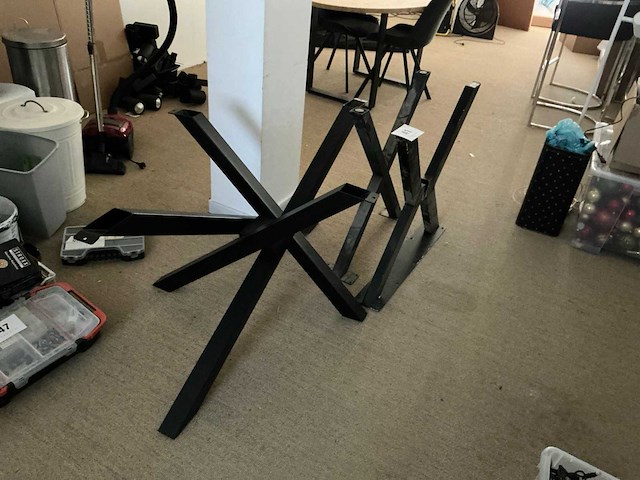 Metalen tafelpoot (3x) - afbeelding 4 van  4