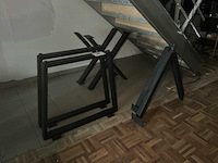 Metalen tafelpoot (6x)