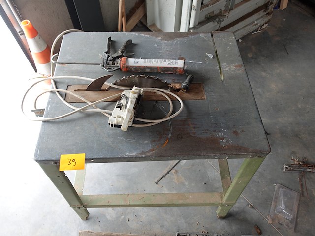 Metalen tafelzaagmachine - afbeelding 2 van  3