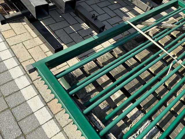 Metalen toegangspoort - afbeelding 3 van  4
