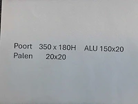 Metalen toegangspoort - afbeelding 9 van  9