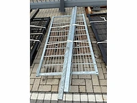 Metalen toegangspoort - afbeelding 2 van  4